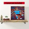 Haaland Customize Your Name Diamond Painting Round Diamond Diy Frameless Holiday Artwork Suitable For Home Office Wall Decoration