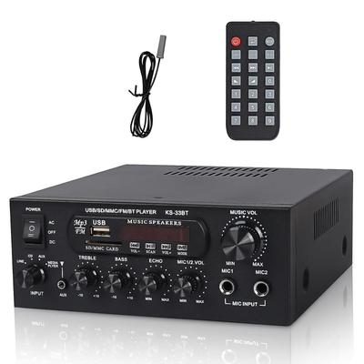 Topsky Power Audio Sound Microphone Bluetooth HIFI Digital Maximum Output RC New Remote Control Japanese Instruction Manual KS-33BT Amplifier,