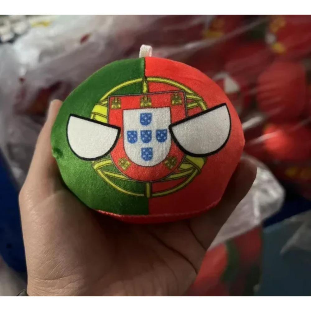 Jucării de pluș Country Ball de 10 cm Polandball Geantă Portofel Pandantiv Country Balls Countryball Păpușă de pluș Jucărie Cadouri de Crăciun pentru copii