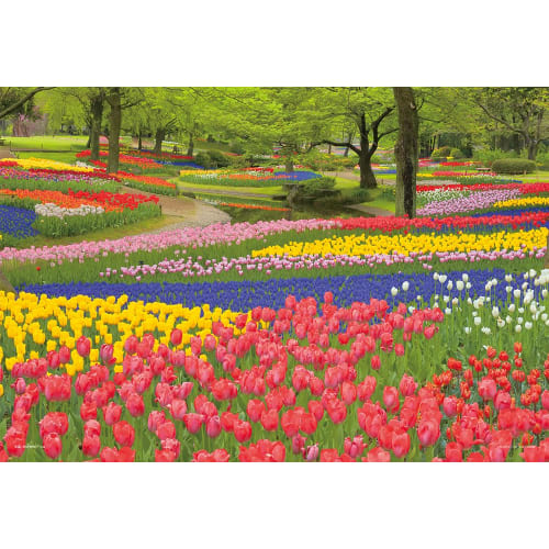 

108 Piece Jigsaw Puzzle Showa Kinen Park (Tokyo) Large Piece (26x38cm)