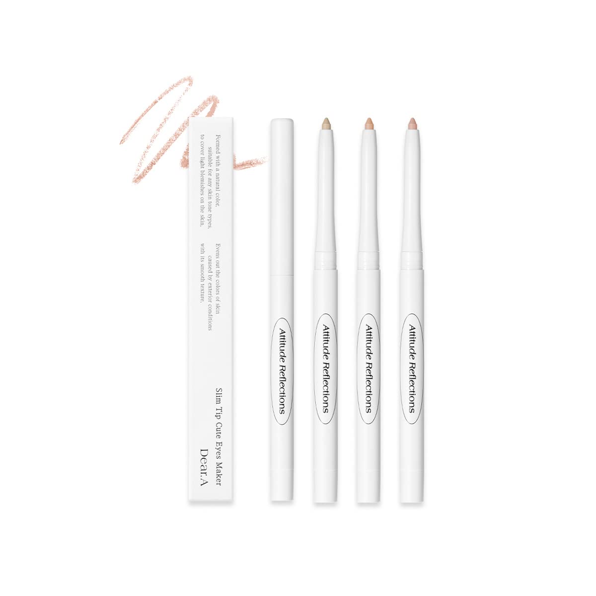 

Тонкий наконечник Милые глазки Корейская косметика Розовый Dear.A Maker, 1,8 г, (02 Тюльпан) розовый