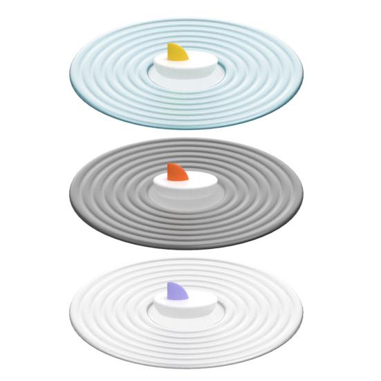 Capac Sifon Pardoseală Siliconic Resturi Păr Dop Anti-Insecte Deodorizant Bucătărie Baie Design Valuri Apă Dop Sifon