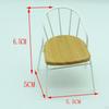 1/12 Dollhouse Chairs ,Miniature Back Side Chair, DIY Craft Rocking Chair for