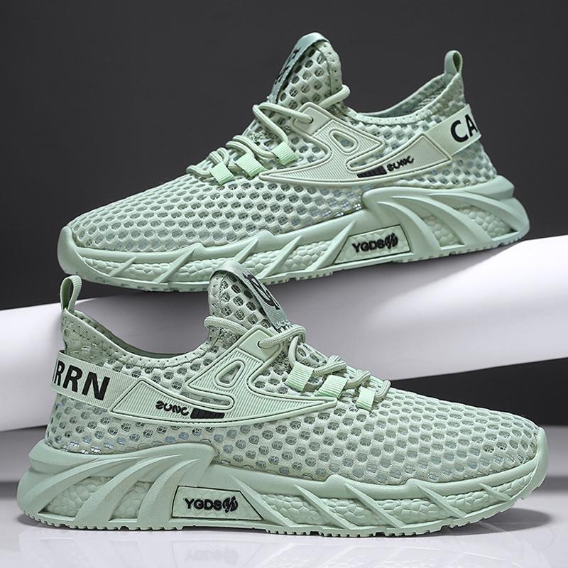 CYYTL Summer Shoes For Men Sneakers Casual Mesh Outdoor Sports Breathable Tennis Running Hiking Luxury Designer Platform Loafers