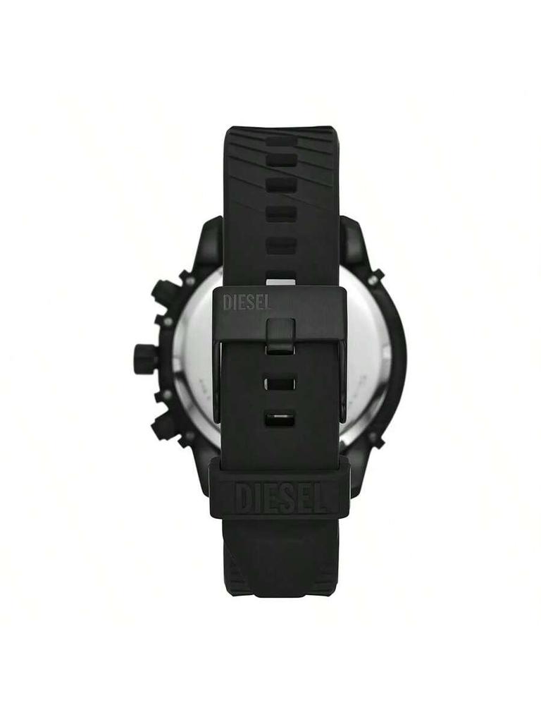 Diesel Men's Quartz Watch Leather Strap 48mm Dial DZ4650
