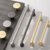 Cabinet Cupboard Pulls Knob Dresser Doors Handle Knobs Drawer Handles Polished Brass German Italy Designer Black and Rose Gold