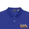 Polo Ralph Lauren Solid Color Animal Embroidery Print Short Sleeve Polo Shirt Men tops Blue MNPOKNI1N821556-400