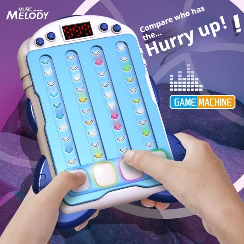 Children's educational toys, music rhythm game machine, lighting to break the customs and decompress, press the music toy rhythm master
