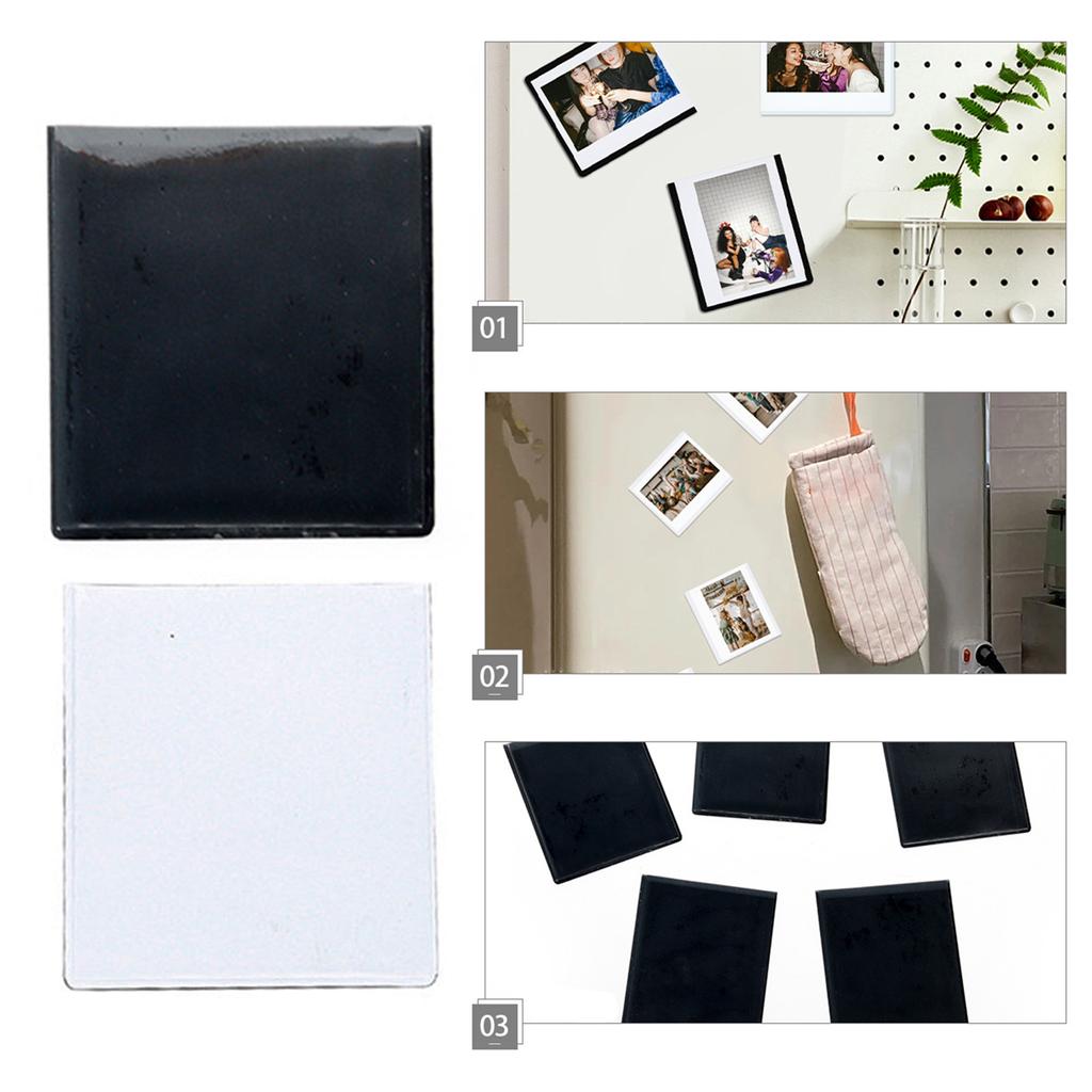 Reusable Blank Photo Insert Magnets Magnetic Picture Frames Photo Sleeves Easily Change and Stick Wide Photos On Metal
