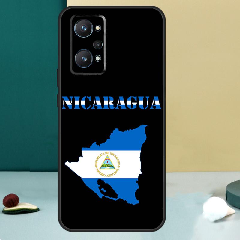 Nicaragua Flag For Realme 13 12 10 11 14 Pro Plus GT 6 5 6T GT7 Pro C55 C53 C51 C21Y C25S C75 C67 C61 Case