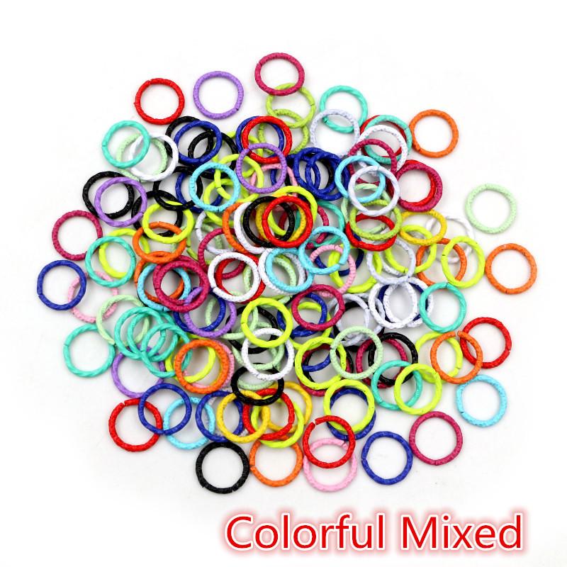 50-100 Stück/Los 8 10 15 18 20mm 5 Farben Biegeringe Runde Gedrehte Sprengringe Verbindungsstücke Für DIY Schmuckzubehör Herstellungsmaterialien