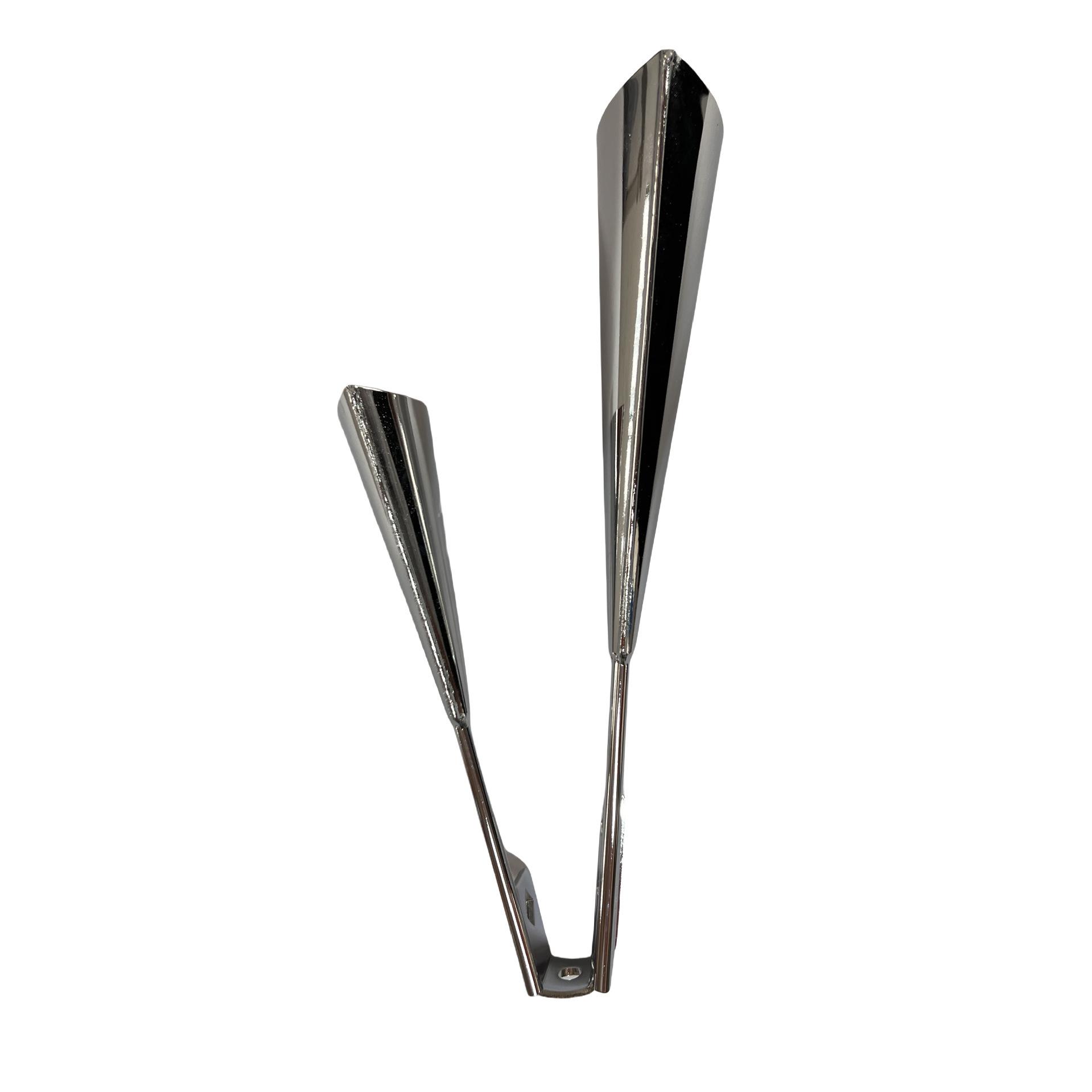 

Aogo Dual-Tone Metal Horn with Dual Sound Tubes Silver dual-tone cowbell (without twist screw)