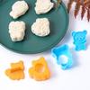 4 ks/sada kreslených forem na rýžové kuličky s motivem zvířátek, kreativní kuchyňské formy na sušenky do domácnosti, roztomilé formy na větrné sušenky