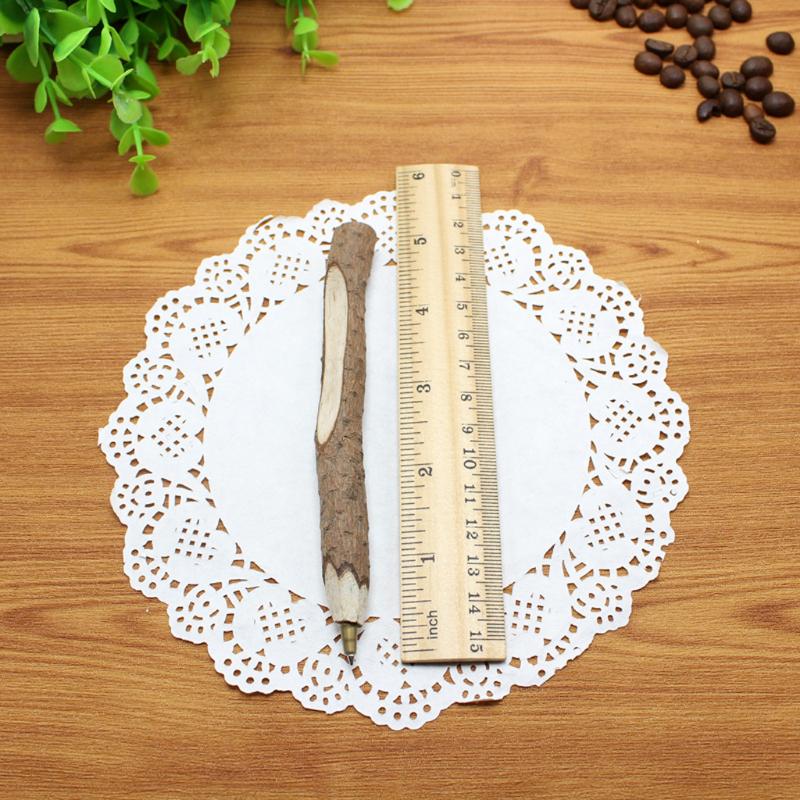 Creative Tree Wooden BallPoint Pen For Writing Office School Supplies Stationery