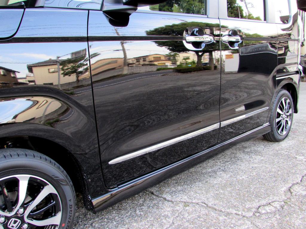 BRIGHTZ Custom Chrome Side Door Moulds x 90cm x for JF N-BOX JF3/JF4 (75cm 2, 2) [SAI-MOL-7590] F3/F4/3/4 N-BOX