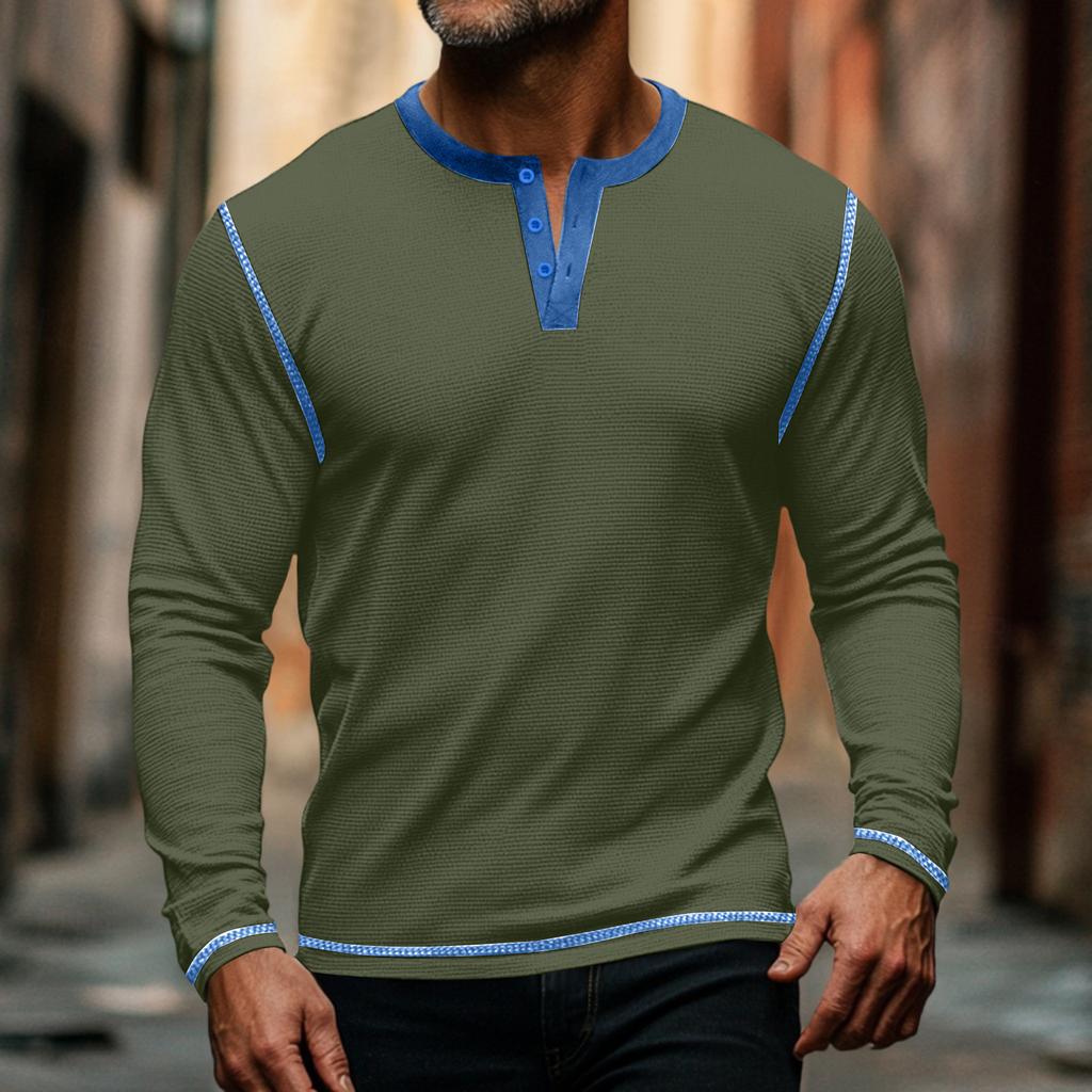 Pánské módní tričko s dlouhým rukávem, s grafikou a výšivkou, jarní a s dlouhým rukávem, pulovr, mikina