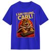 T Shirt I Am Yelling Carl Angry Cat Fantasy Bookish Dungeon Crawler Carl T Shirts Fashion Summer Tee Shirt Classic Cotton Tops