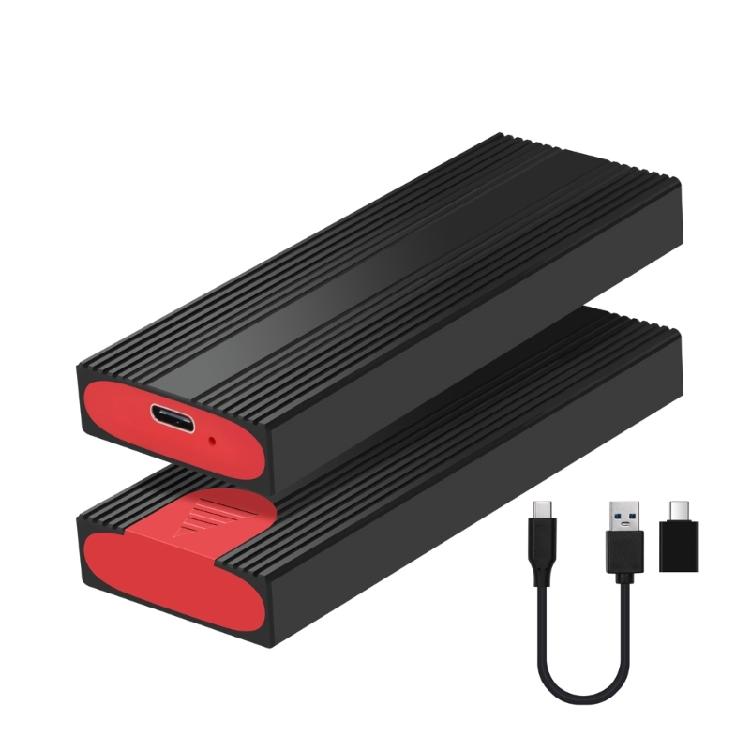 

Aluminum M.2 NVMe Enclosure Type C Connector Heat Management Aluminium Enclosure Case for M.2 2230 2242 2260 2280 NVMe 1