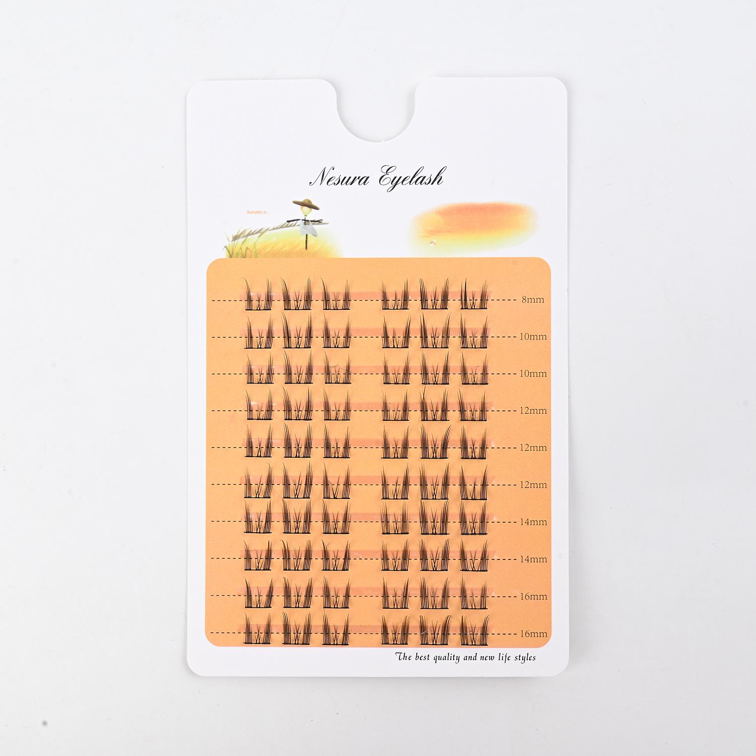 Cross-Border Ten-Row Sunflower Cat Elf Eyelash Clusters