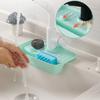 Faucet Splash Proof Drain Rack Sink Drainage Mat Rubber Anti Slip Countertop Pad Kitchen Cloth Sponge Wipe Drain Storage Rack
