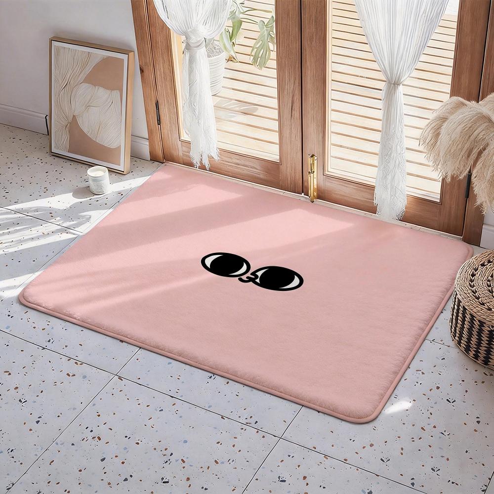 Character K Ketnipz Floor Mat Eco Flannel Doormat Non Slip Odorless Indoor Floor Rug Soft Short Plush Home Mat