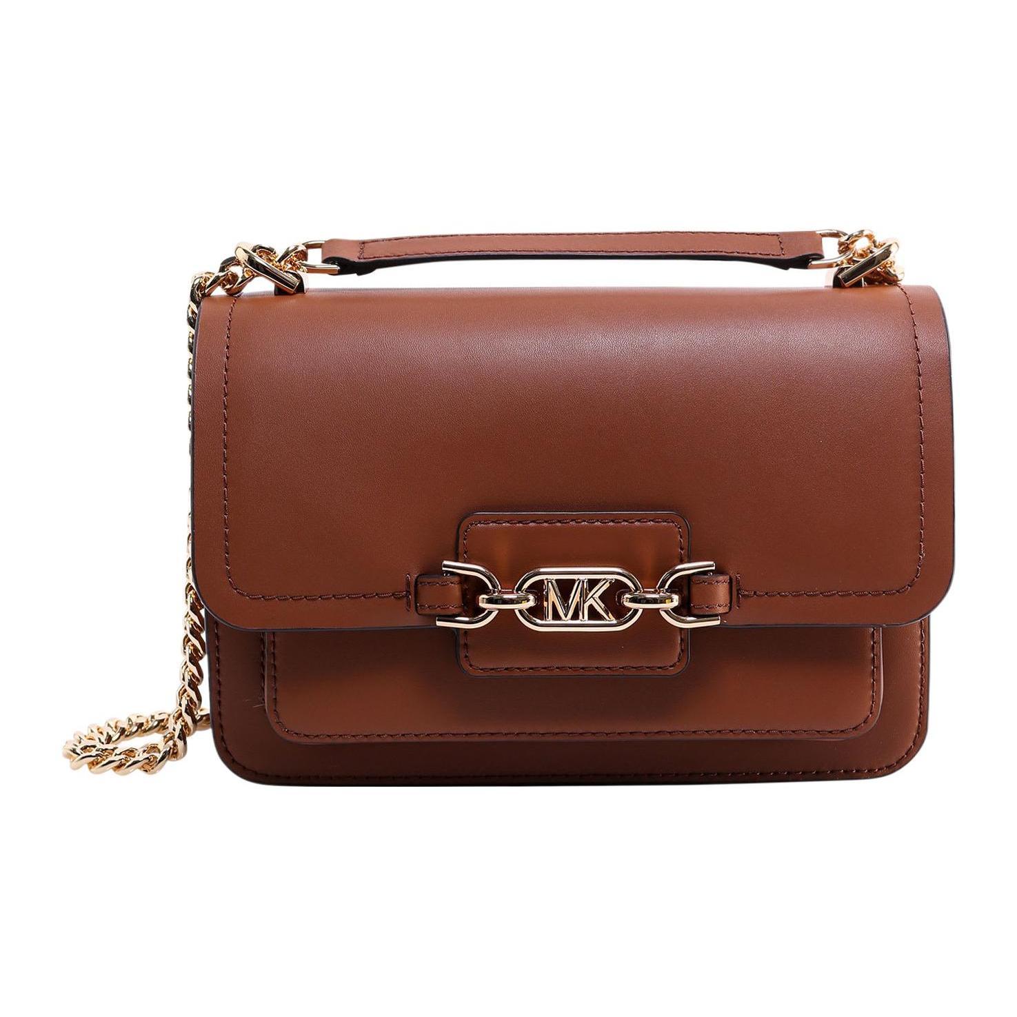 

Новая кожаная сумка через плечо MICHAEL KORS Женская Коричневая 30S2G7HL3L-230 23.1*8.1*15.0CM