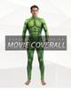 Green Digital Print Role-Playing Jumpsuit - Muscle Fit Performance Costume