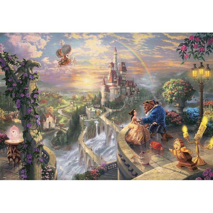 Tenyo Disney Thomas Kinkade Beauty and the Beast 1000-Piece Jigsaw Puzzle (51x73.5cm) D-1000-487