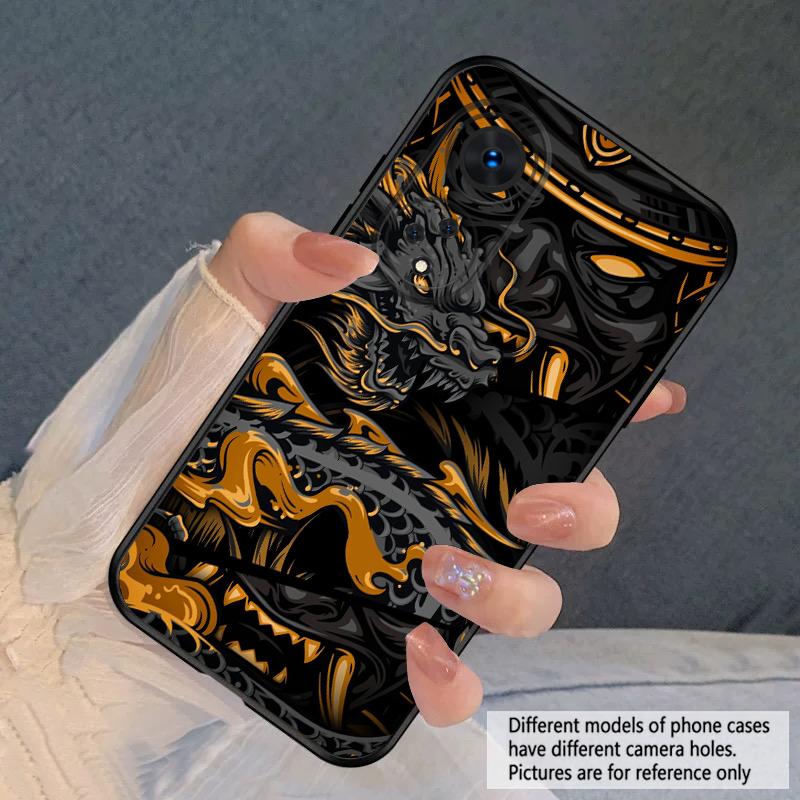 Sea White Dragon For Oppo A98 54s 17 96 40 60 80 58 79 74 Reno 10 4Z 5G 5 Lite Find X 2 3 8 Pro 13 12 silicone soft phone case