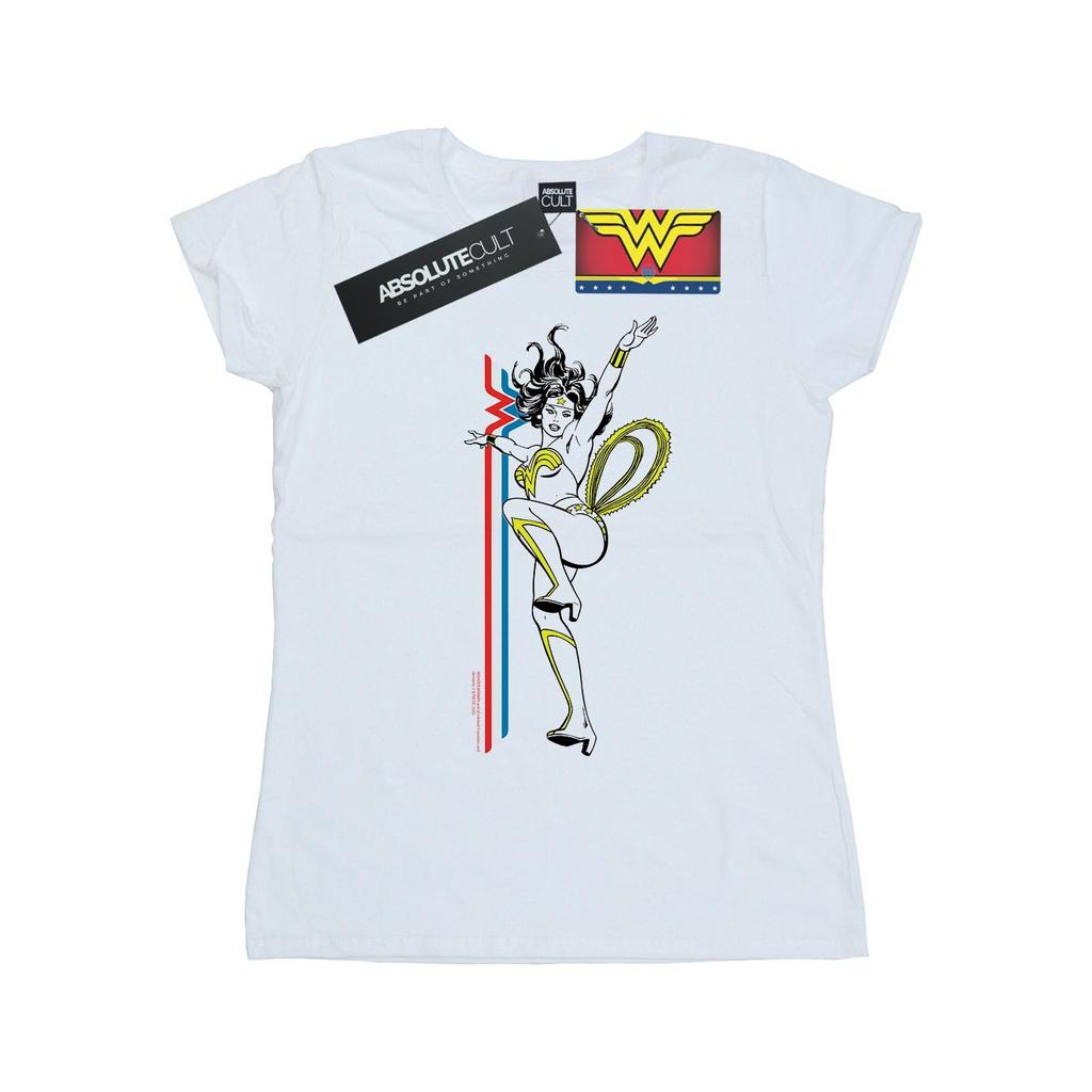 DC Comics Womens/Ladies Wonder Woman Retro Pose Cotton T-Shirt