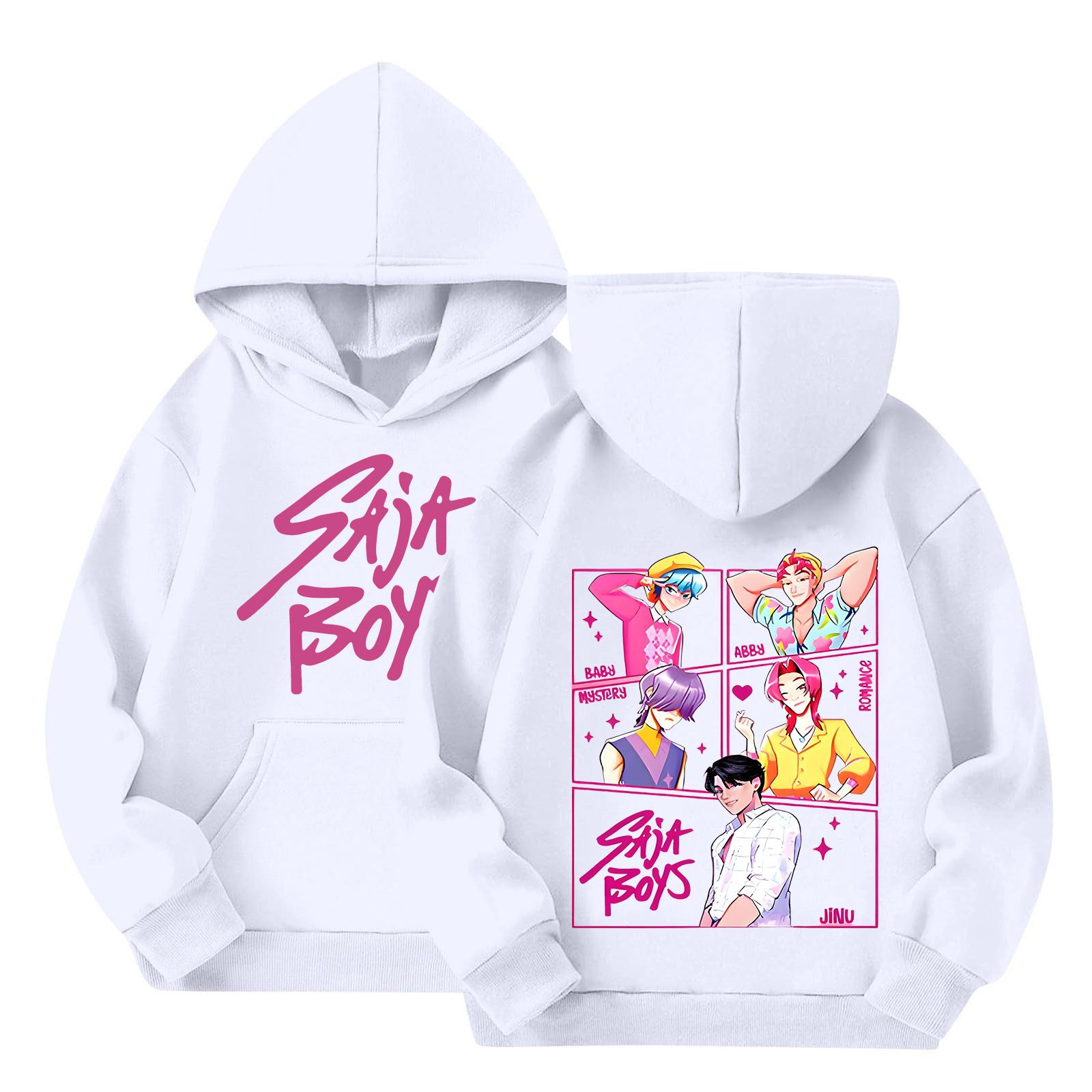 

Детский пуловер с длинным рукавом, свободного кроя, с принтом букв, капюшоном на шнурке 130