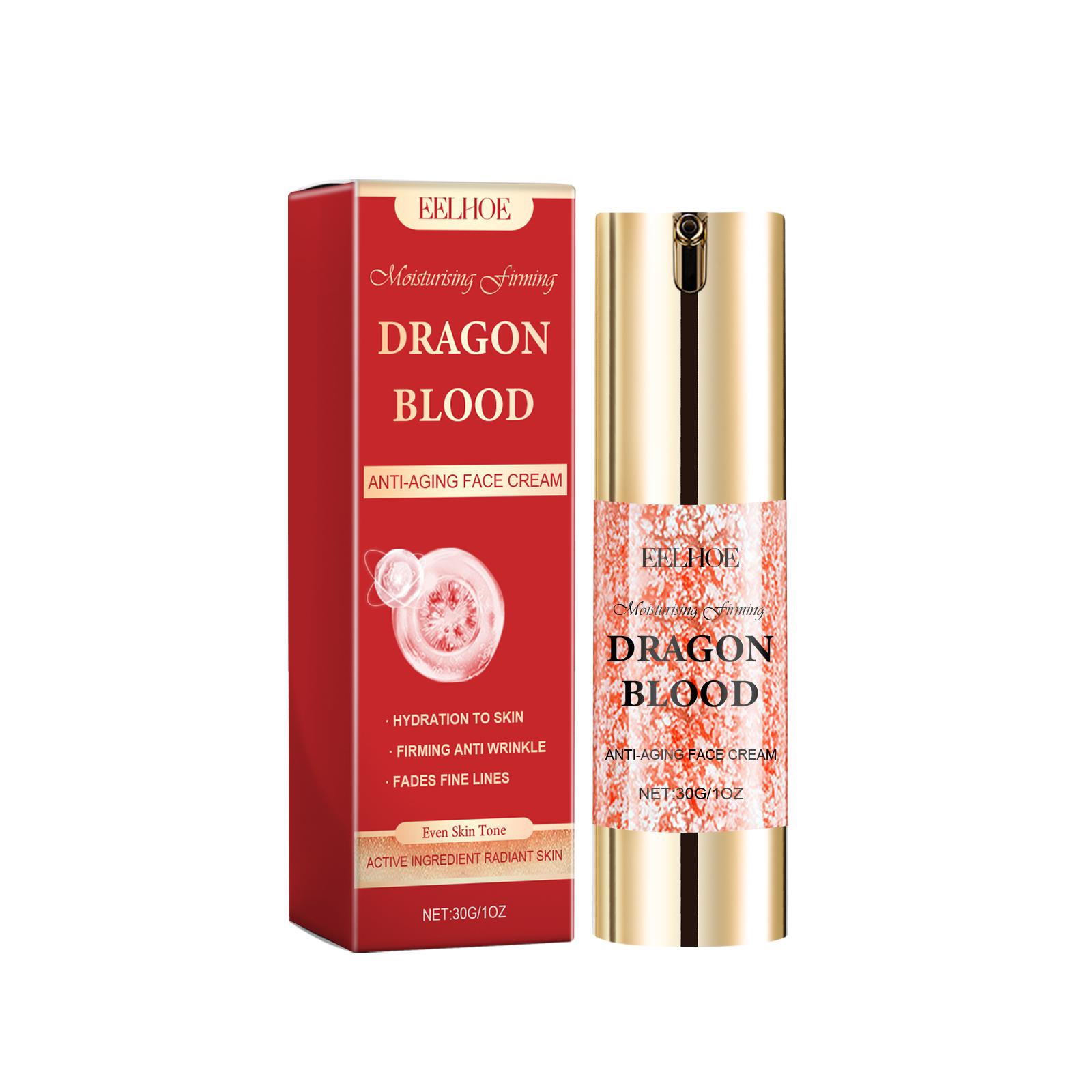 Eelhoe Dragon Blood Wrinkle Lift Cream Fading Wrinkle Dry Lines Brightening Skin Color Nourishing and Hydrating Skin Rejuvenation Tightening Cream