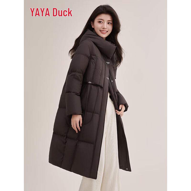 YAYA Women's Over-the-Knee Down Jacket