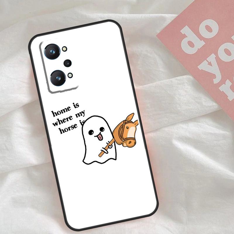 Home Is Where The Horse Is Case For Realme C75 C63 C61 C65 C67 C55 C51 C53 C35 C71 15 11 12 13 14 Pro Plus GT6 GT7 Pro