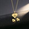 European Fashion Star & Moon Clavicle Necklace and Earring Set