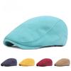 Literary and Artistic Youth Beret  Men and Women  Cap  Spring and Autumn Forward Hat  Fresh and Retro Hat Women's Cap Breathable