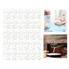 1-30 Clear Arched Acrylic Sign with Stand Guest Name Tags for Wedding Birthday