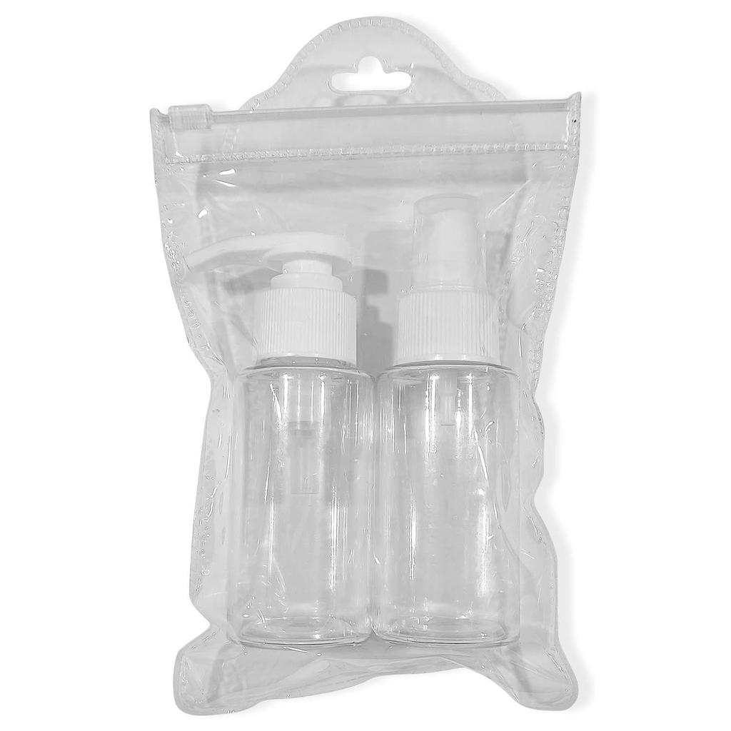 Travel Bottles Kit, Portable Refillable Toiletry Containers Set, Leak Proof Cosmetic Containers for Lotion, Shampoo