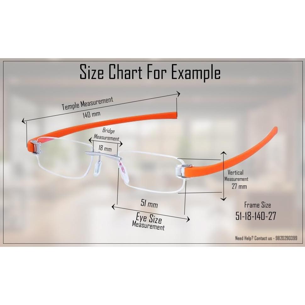 RSINC Rimless Metal & Rubber frame | eyeglass | Spectacle Black Red Cart Metal 664-1 54-17-140 C15 | A2 Cart Metal Black Red-664-1