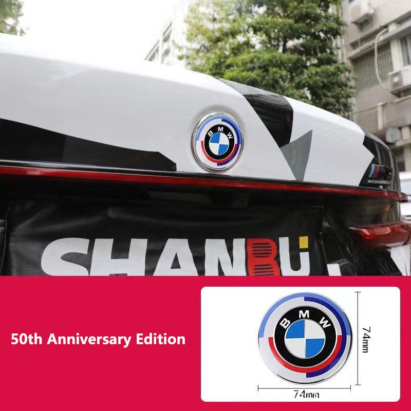 BMW Logo Car Front Hood Emblem 82mm/Rear Badge 74mm/Wheel Hub Cap 56mm 68mm/Steering Wheel Sticker 45mm For BMW 1 3 5 6 7 Series CUO1