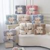 Affordable Luxury Solid-Color Double-Sided Fleece Blanket, Thickened Air-Conditioning Blanket, Nap Blanket, Sofa Throw