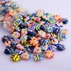 10pcs/Lot Sea Beach Conch Starfish Tropical Fish Bead Charms For Jewelry Making Supplies Ceramics Pendant DIY Bracelets Material