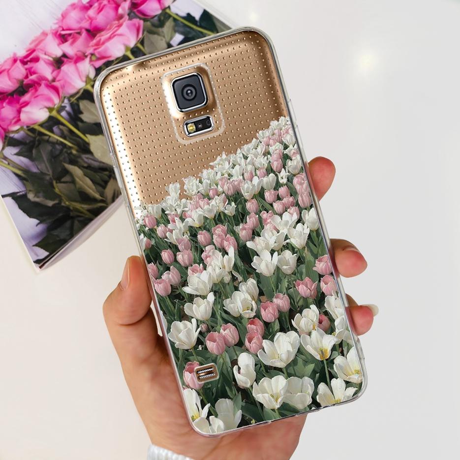 For Samsung Galaxy S5 Case SM-G900F G900I G900M Stylish Painted Cover Soft Silicone Phone Case For Samsung S5 S 5 GalaxyS5 Shell