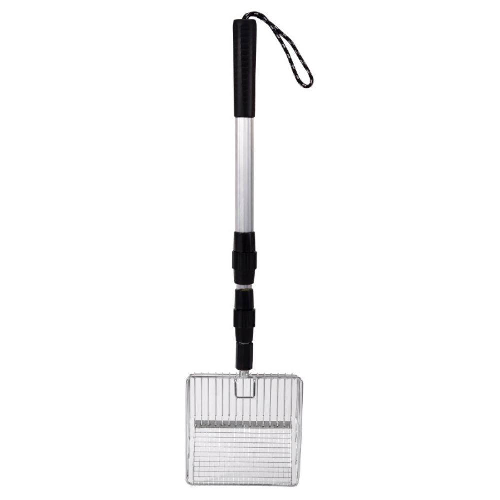 3-Section Cat Litter Scoop Stretchable Poop Sifting Shovel Retractable Chicken Coop Rake  Garden