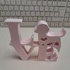 Love Sausage Dog Statue Ornament, 3D Printed Sausage Dog Desktop Decoration Ornament, Sausage Dog and Love Dog Shaped Statues