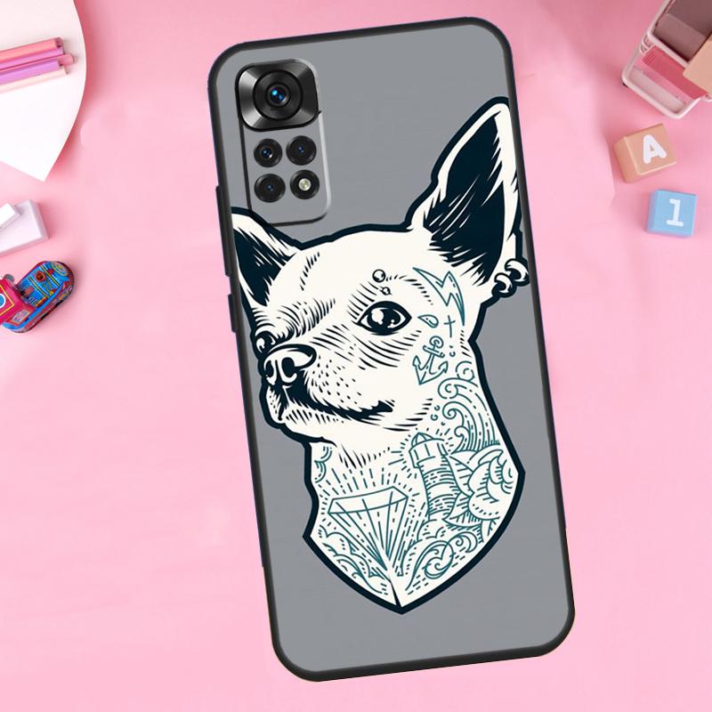 Chihuahua Dog Cute Animal For Xiaomi Redmi Note 14 10 11 12 13 15 Pro Plus Phone Case For Redmi 15C 14C 10C 12C 13C 15