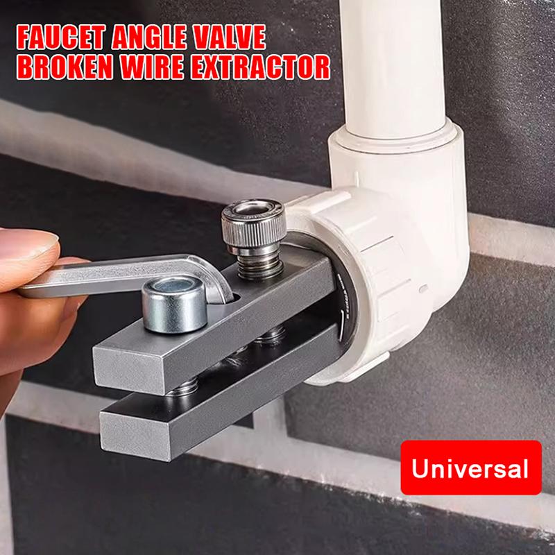 Faucet Valve Broken Thread Extractor Drill Compatible Fits 1/2 3/4 Inch Screw Removal Tool For Plumbing Repair