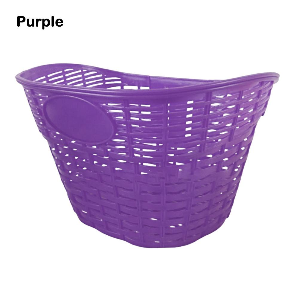 Coș Plastic pentru Bicicletă Copii, Multicolor, Coș Față pentru Elevi, Accesorii Ciclism Spate