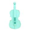 Cute Design Violin Pencil Case Lightweight Makeup Pouch Stylish Case Gift Music Lovers  School Use