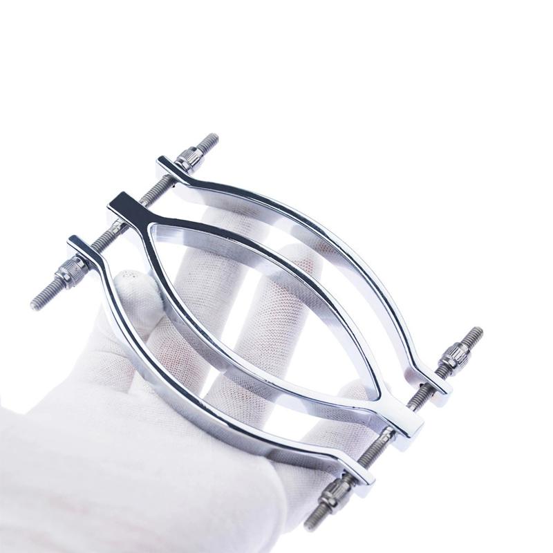 Vaginal Expander Clitoris Clip Couple's Sex Toy Labia Lips Openning Expose Clit Slave Device for Enhanced Sensation